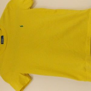 Boys Polo s/s T-Shirt in yellow size 6